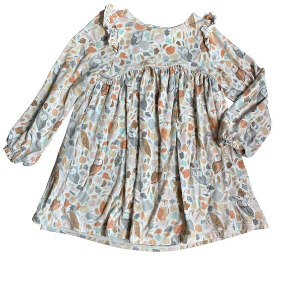 Angel Dear Bamboo Owl Woodland Print Dress - Picture 10 of 10